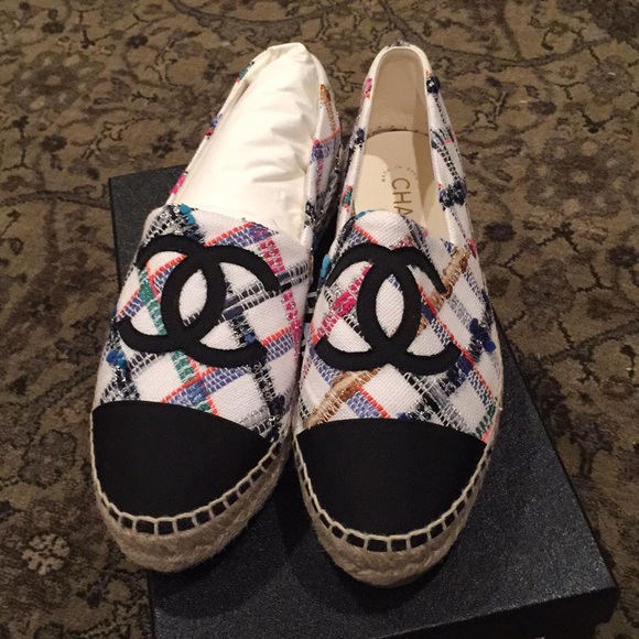 chanel multicolor espadrilles